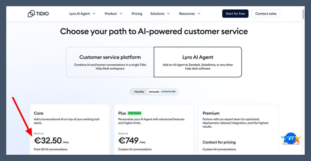 Tidio pricing-techtoolsx.com