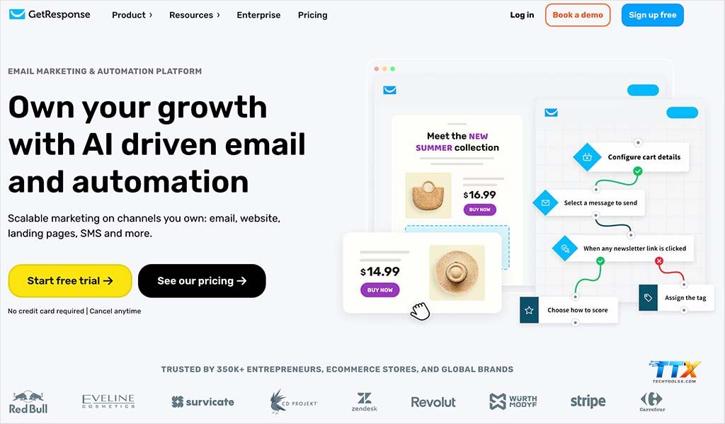 Getresponse pricing-techtoolsx.com