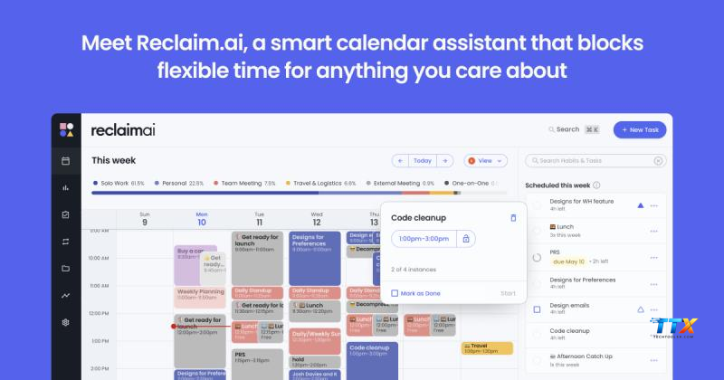 Reclaim calendar-techtoolsx.com _1