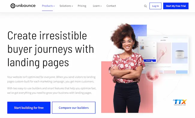 Unbounce landing page-techtoolsx.com